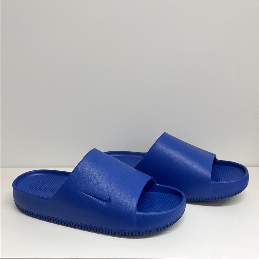 NWOT Nike Calm Blue Slide Sandals